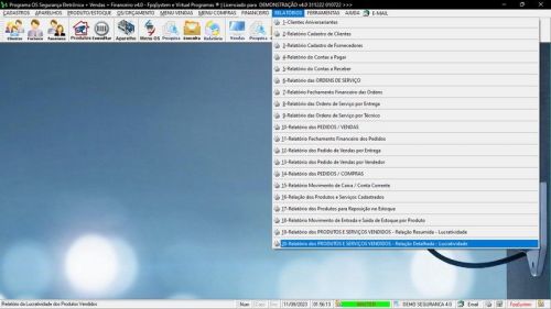 Programa Os Segurança Eletrônica  Vendas  Estoque e Financeiro v4.0 - Fpqsystem 681682