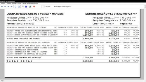 Programa Os Segurança Eletrônica  Vendas  Estoque e Financeiro v4.0 - Fpqsystem 681697