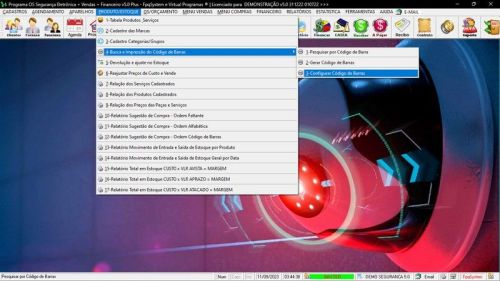 Programa Os Segurança Eletrônica  Vendas  Estoque e Financeiro v5.0 Plus - Fpqsystem 681768