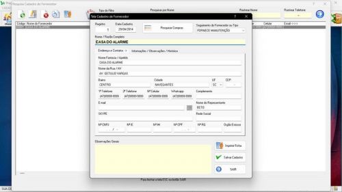 Programa Os Segurança Eletrônica  Vendas  Estoque e Financeiro v5.0 Plus - Fpqsystem 681773