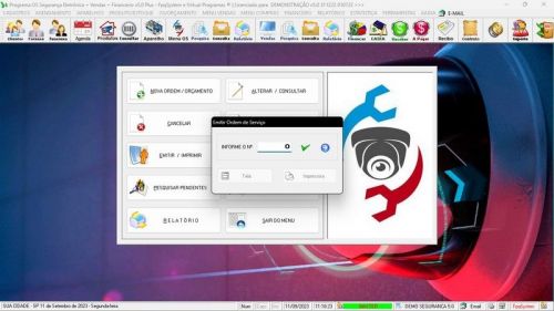 Programa Os Segurança Eletrônica  Vendas  Estoque e Financeiro v5.0 Plus - Fpqsystem 681775