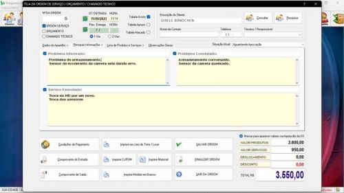 Programa Os Segurança Eletrônica  Vendas  Estoque e Financeiro v5.0 Plus - Fpqsystem 681777