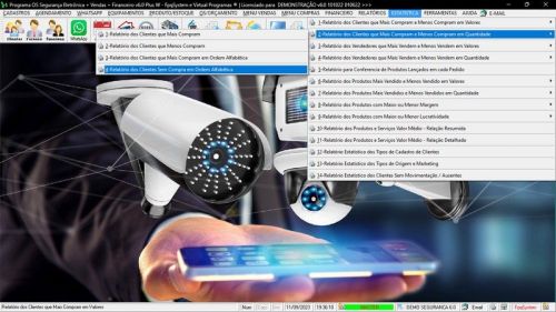 Programa Os Segurança Eletrônica  Vendas  Estoque e Financeiro v6.0 Plus  Whatsapp - Fpqsystem 681829