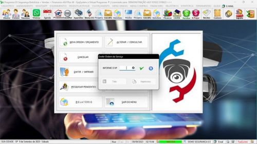 Programa Os Segurança Eletrônica  Vendas  Estoque e Financeiro v6.0 Plus  Whatsapp - Fpqsystem 681837