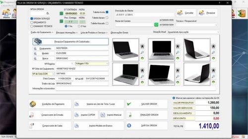 Programa Os Segurança Eletrônica  Vendas  Estoque e Financeiro v6.0 Plus  Whatsapp - Fpqsystem 681839