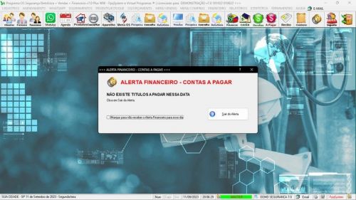 Programa Os Segurança Eletrônica  Vendas  Estoque e Financeiro v7.0 Plus  Whatsapp - Fpqsystem 681886