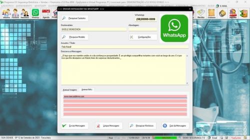 Programa Os Segurança Eletrônica  Vendas  Estoque e Financeiro v7.0 Plus  Whatsapp - Fpqsystem 681888