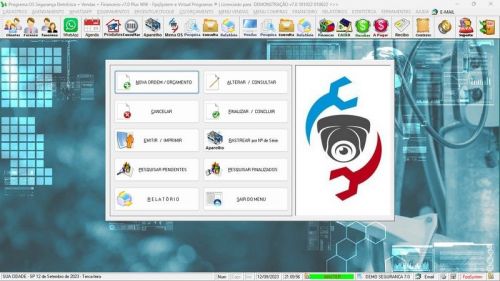Programa Os Segurança Eletrônica  Vendas  Estoque e Financeiro v7.0 Plus  Whatsapp - Fpqsystem 681902