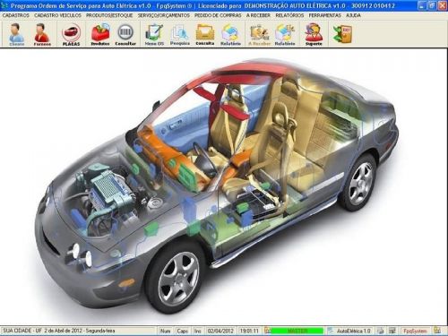 Programa para Autoelétrico Ordem de Serviço e Orçamentos v1.0 - Fpqsystem 718533