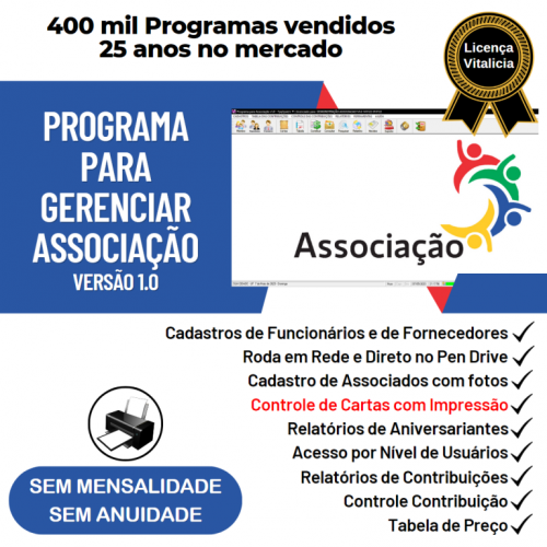 Programa para Gerenciar Associação v1.0 - Fpqsystem 718879