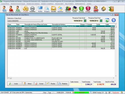 Programa para Loja de Moveis com Controle de Estoque Pedido de Vendas e Financeiro v2.0 - Fpqsystem 655528