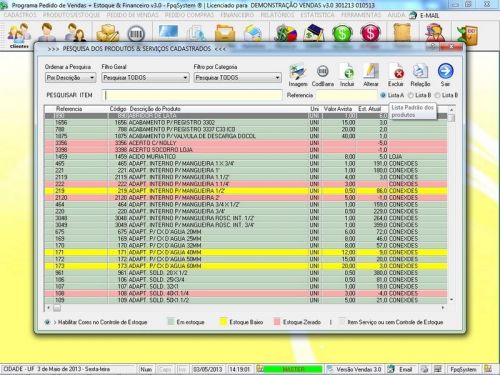 Programa para Loja de Moveis  Controle de Estoque Pedido de Vendas e Financeiro v3.0 Plus - Fpqsystem 656272