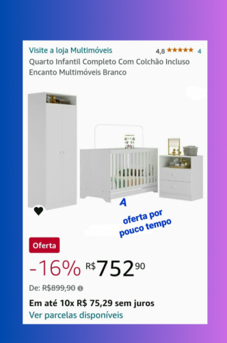 Quarto infantil completo 711605