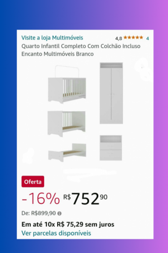 Quarto infantil completo 711606