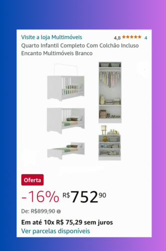 Quarto infantil completo 711608