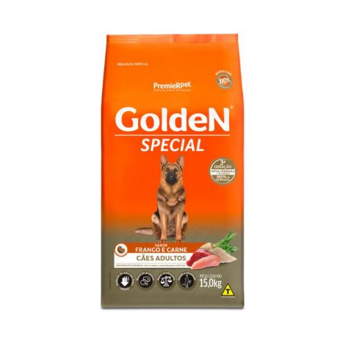 .ração Golden Special para Cães Adultos Sabor Frango e Carne 715755