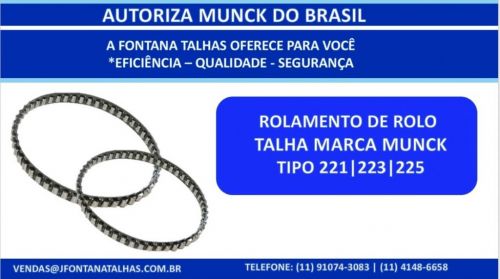 Rolamento de Roletes - Talhas Munck  713825