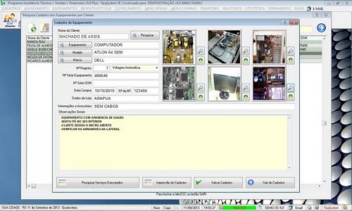Sistema Ordem de Serviço Assistência Técnica Vendas e Financeiro v5.0 - Fpqsystem 660156