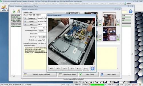 Sistema Ordem de Serviço Assistência Técnica Vendas e Financeiro v5.0 - Fpqsystem 660157