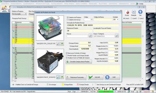 Sistema Ordem de Serviço Assistência Técnica Vendas e Financeiro v5.0 - Fpqsystem 660163