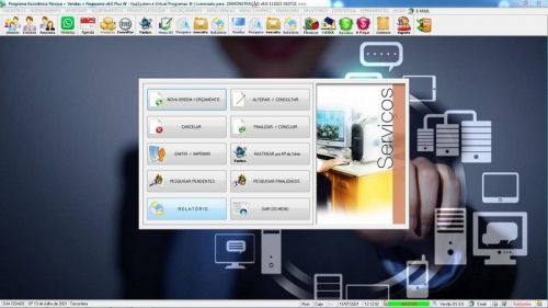 Sistema Ordem de Serviço Assistência Técnica Vendas e Financeiro v6.0  Whatsapp - Fpqsystem 660124