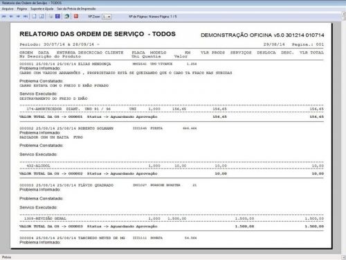 Sistema Ordem de Serviço para Oficina Mecânica com Check List Vendas Estoque e Financeiro v5.0 Plus - Fpqsystem 660377