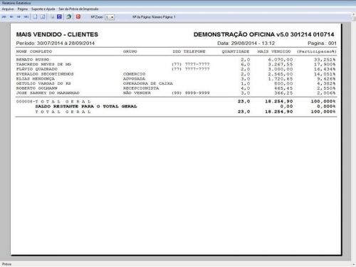 Sistema Ordem de Serviço para Oficina Mecânica com Check List Vendas Estoque e Financeiro v5.0 Plus - Fpqsystem 660381