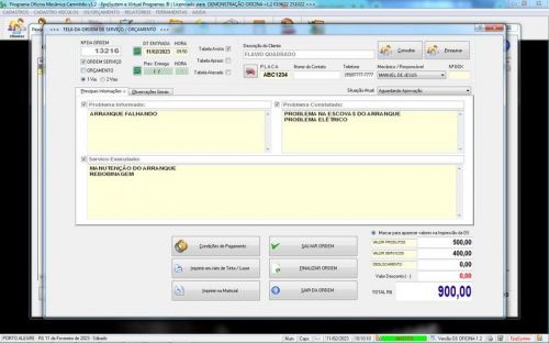 Sistema Ordem de Serviço para Oficina Mecânica de Caminhão v1.2 - Fpqsystem 660819