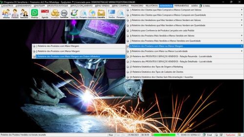 Sistema Ordem de Serviço Serralheria  Vendas  Financeiro v6.3 Whatsapp - Fpqsystem 682462
