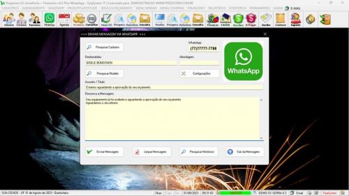 Sistema Ordem de Serviço Serralheria  Vendas  Financeiro v6.3 Whatsapp - Fpqsystem 682463