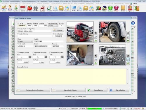 Sistema Os Oficina Mecânica Caminhão com Check List Vendas Estoque e Financeiro v6.2 Plus  Whatsapp - Fpqsystem 661130