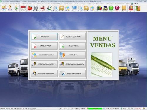 Sistema Os Oficina Mecânica Caminhão com Check List Vendas Estoque e Financeiro v6.2 Plus  Whatsapp - Fpqsystem 661135