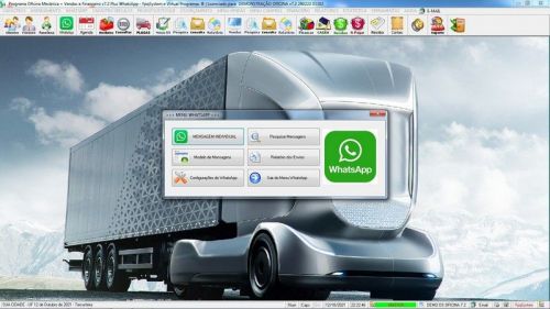 Sistema Os Oficina Mecânica com Caminhão Check List Vendas Estoque e Financeiro v7.2 Plus  Whatsapp via Os - Fpqsystem 661098