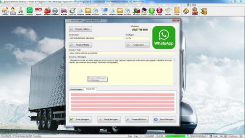 Sistema Os Oficina Mecânica com Caminhão Check List Vendas Estoque e Financeiro v7.2 Plus  Whatsapp via Os - Fpqsystem 661099
