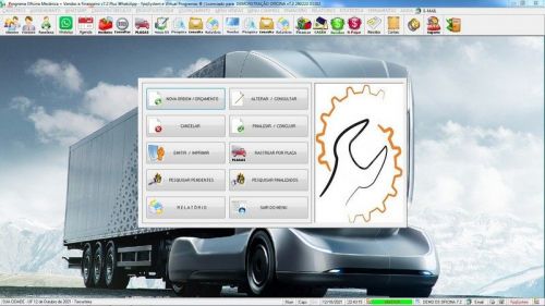 Sistema Os Oficina Mecânica com Caminhão Check List Vendas Estoque e Financeiro v7.2 Plus  Whatsapp via Os - Fpqsystem 661107