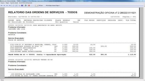 Sistema Os Oficina Mecânica com Caminhão Check List Vendas Estoque e Financeiro v7.2 Plus  Whatsapp via Os - Fpqsystem 661113