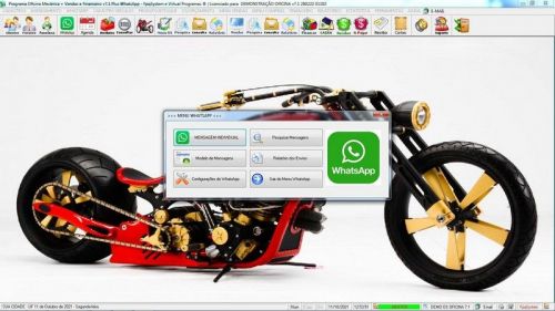 Sistema Os Oficina Mecânica com Moto Check List Vendas Estoque e Financeiro v7.1 Plus  Whatsapp via Os - Fpqsystem 660847