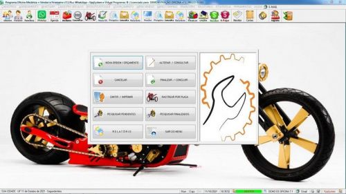 Sistema Os Oficina Mecânica com Moto Check List Vendas Estoque e Financeiro v7.1 Plus  Whatsapp via Os - Fpqsystem 660857