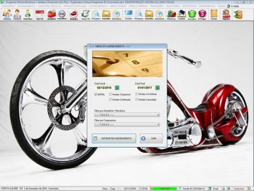 Sistema Os Oficina Mecânica Moto com Check List Vendas Estoque e Financeiro v6.1 Plus  Whatsapp - Fpqsystem 660909
