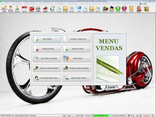 Sistema Os Oficina Mecânica Moto com Check List Vendas Estoque e Financeiro v6.1 Plus  Whatsapp - Fpqsystem 660920