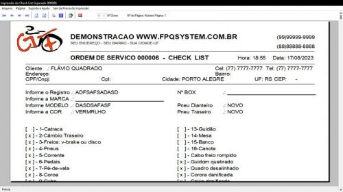 Sistema para Loja de Bicicletaria com Serviços Vendas Estoque e Financeiro v5.0 Plus Whatsapp - Fpqsystem 682078