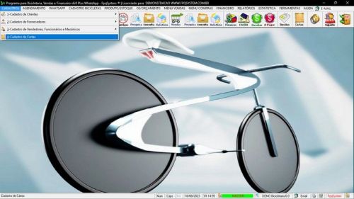 Sistema para Loja de Bicicletaria com Serviços Vendas Estoque e Financeiro v6.0 Plus Whatsapp - Fpqsystem 682124