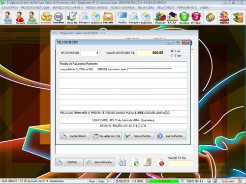 Sistema Para Serviços Gerais e Orçamentos Financeiro V4.6 - Fpqsystem 664708
