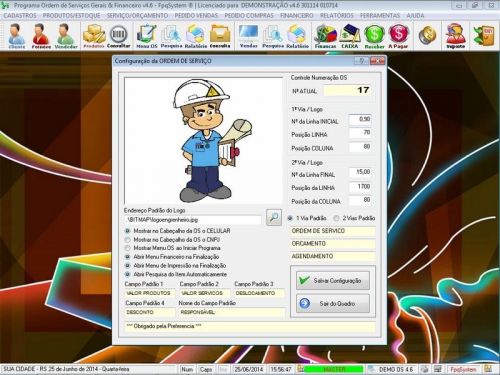 Sistema Para Serviços Gerais e Orçamentos Financeiro V4.6 - Fpqsystem 664712
