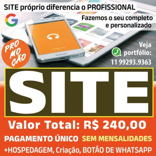 Site Próprio Completo Personalizado Otimizado 716783