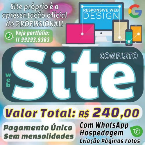 Site Próprio Completo Personalizado Otimizado 716785