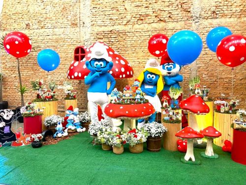 Smurfs cover personagens vivos Festa Infantil 718223