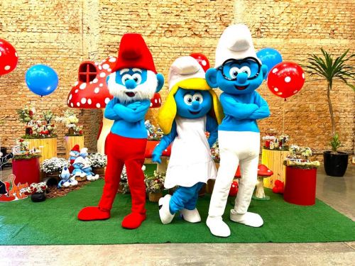 Smurfs cover personagens vivos Festa Infantil 718225