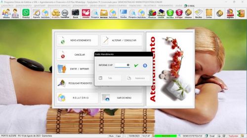 Software Clinica de Estética e Spa Agendamento Vendas e Financeiro v5.0 Plus Whatsapp - Fpqsystem 718980