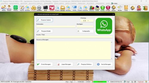 Software Clinica de Estética e Spa Agendamento Vendas e Financeiro v5.0 Plus Whatsapp - Fpqsystem 718990